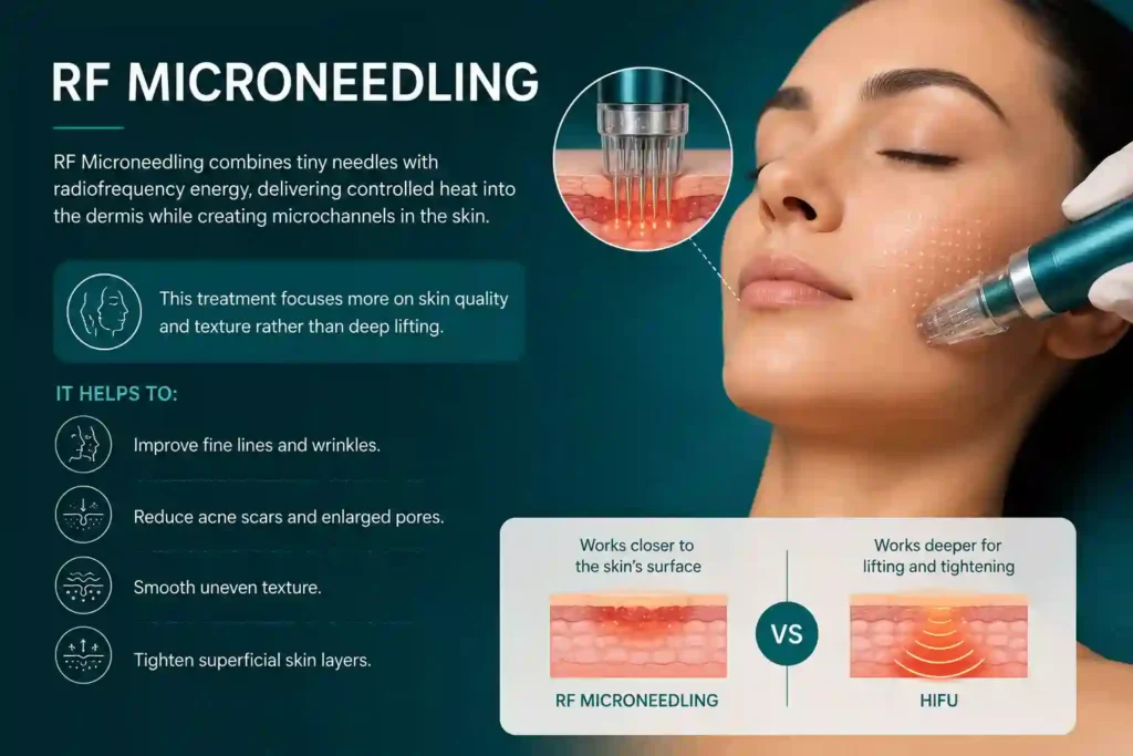 What Does RF Microneedling Do That HIFU Alone Cannot Aberdeen