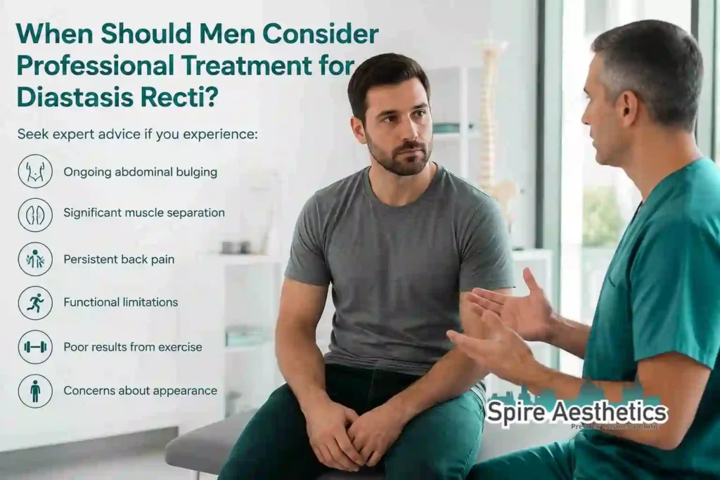 When Should Men Consider Professional Treatment for Diastasis Recti Aberdeen?